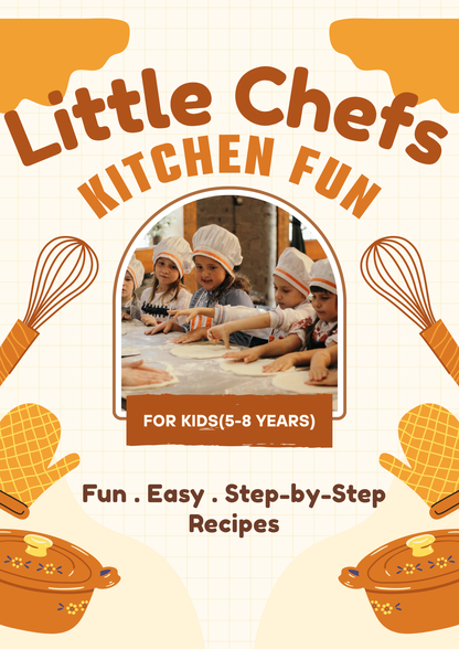 Little Chefs Kitchen Fun-Keep Your Kids Busy & Learning – Fun Cooking Activities for Kids-CraftyMindsLab