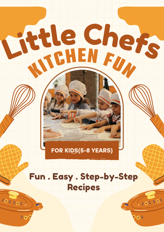 Little Chefs Kitchen Fun-Keep Your Kids Busy & Learning – Fun Cooking Activities for Kids-CraftyMindsLab