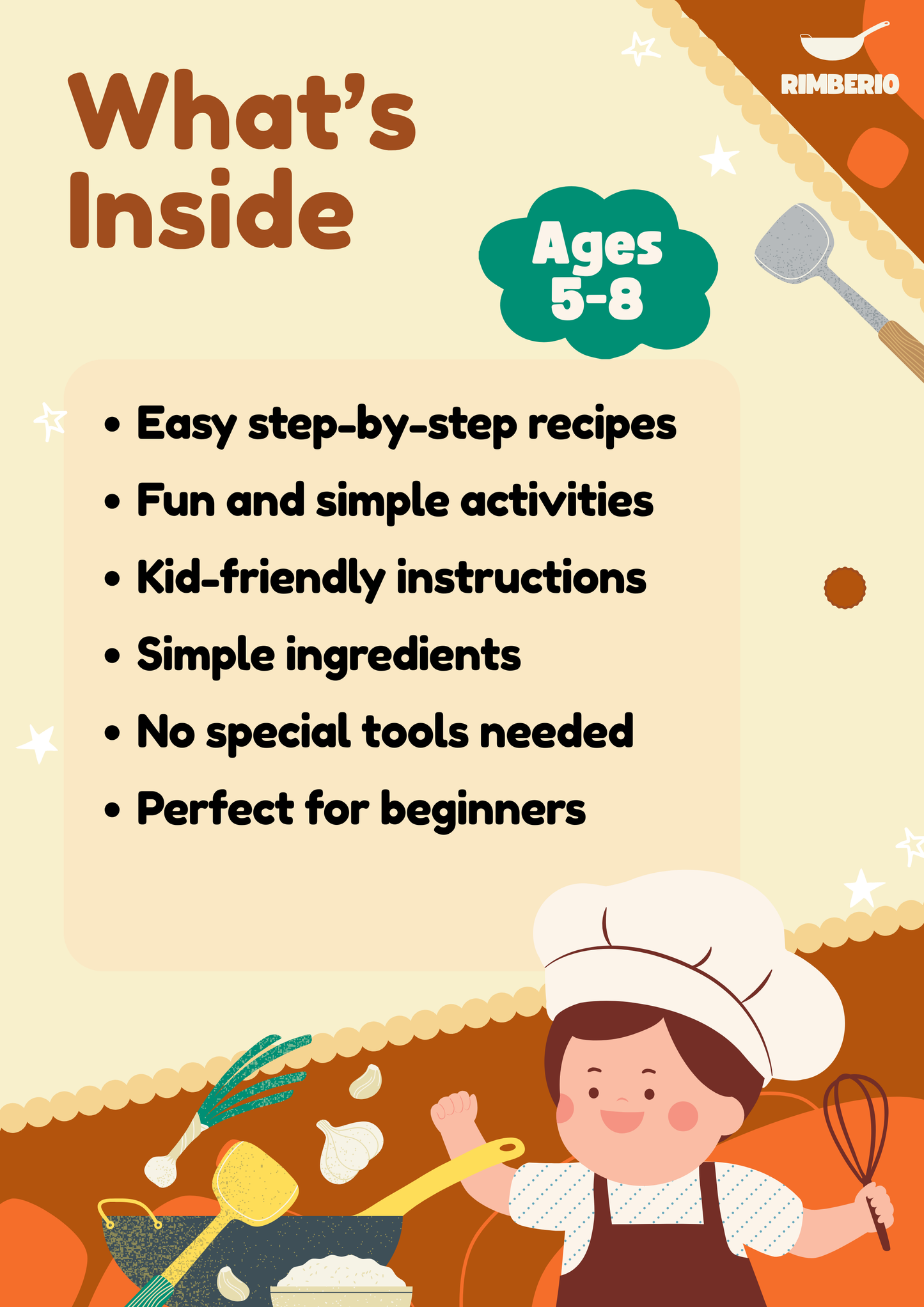 Little Chefs Kitchen Fun-Keep Your Kids Busy & Learning – Fun Cooking Activities for Kids-CraftyMindsLab