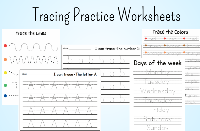 Sight Words Worksheets Printable | Read Trace Write | Writing Practice | Learning Activities | Printable PDF Download - CraftyMindslab